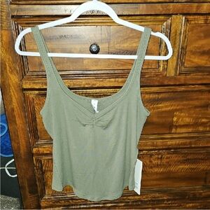 Lululemon Nwts Hold Tight Sweetheart Tank Sz 10 BALF-BayLeaf